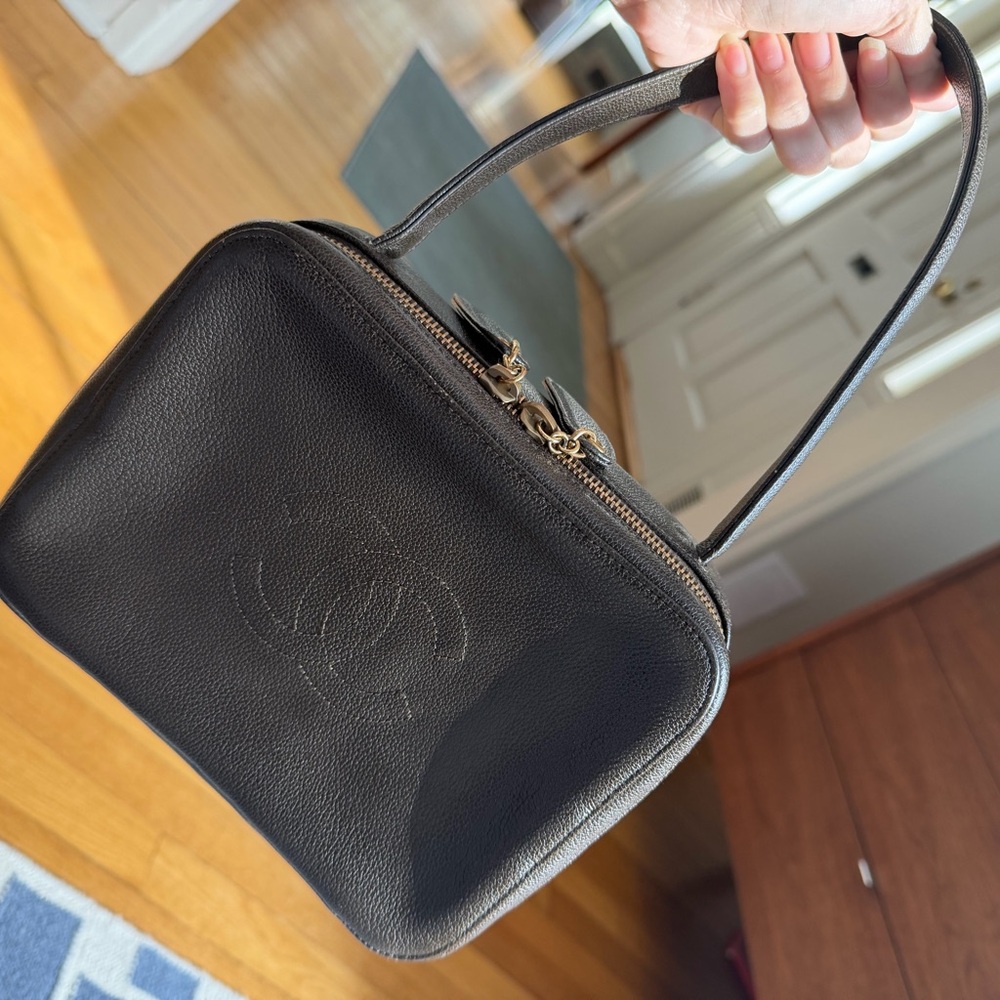 Chanel Brown Lunch Box Bag